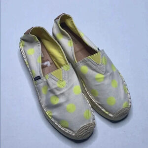 Joy & Mario Yellow Polka Dot Espadrilles 7